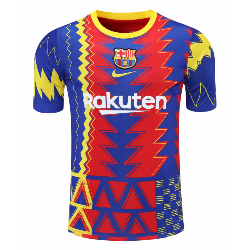 2021/22 Barcelona Red Blue Training Shirt